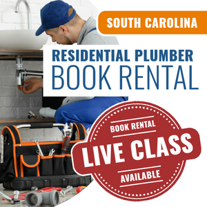 South Carolina Residential Plumber - Books & Courses Rental Package