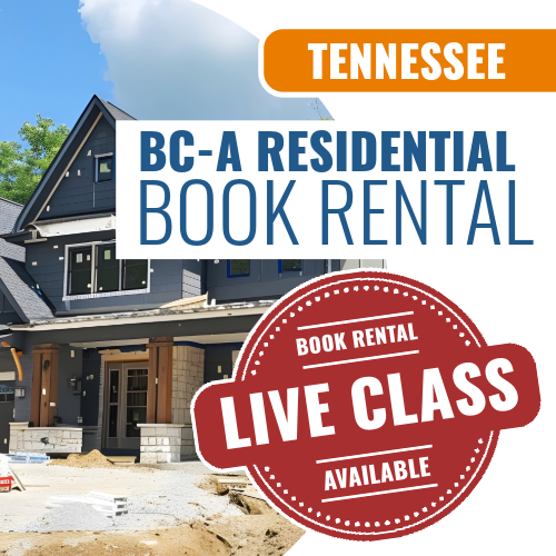 Tennessee BC-A-Residential Contractor - Book Rental Package