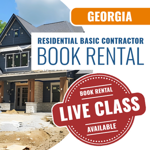 Georgia Residential Basic Contractor - Book Rental