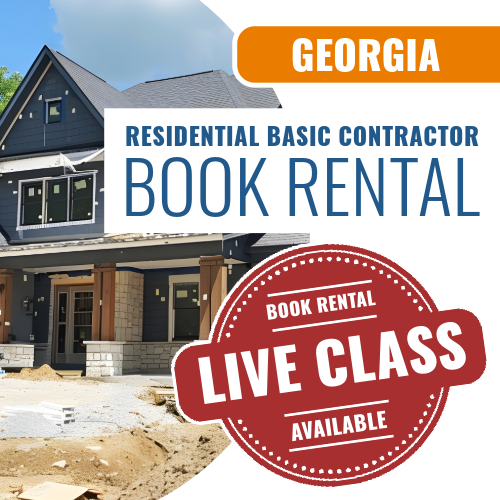 Georgia Residential Basic Contractor - Book Rental