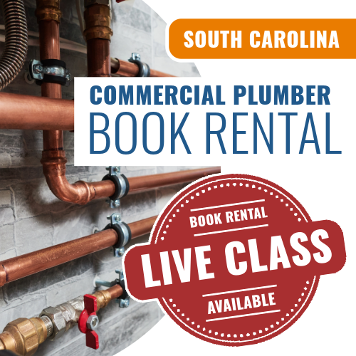 South Carolina Commercial Plumber - Books & Courses Rental Package