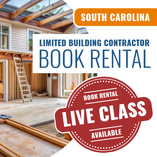 South Carolina Limited Building Contractor - Book Rental