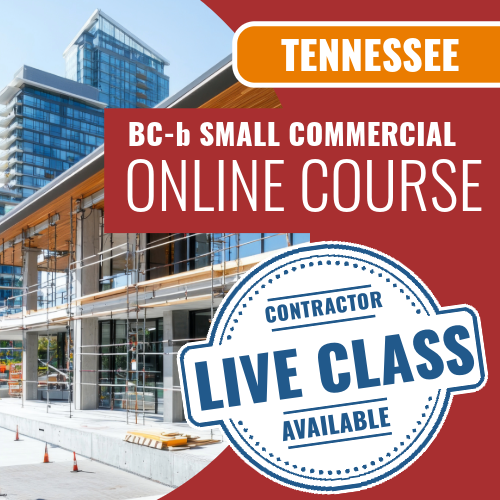 Tennessee BC-b - Small Commercial Contractor - Online Exam Prep Course