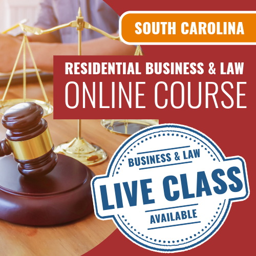 South Carolina Business Management and Law for Residential Contractors- Online Exam Prep Course