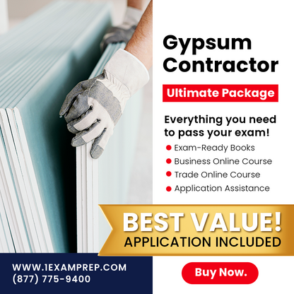 FLORIDA GYPSUM DRYWALL ULTIMATE EXAM PREP RENTAL PACKAGE