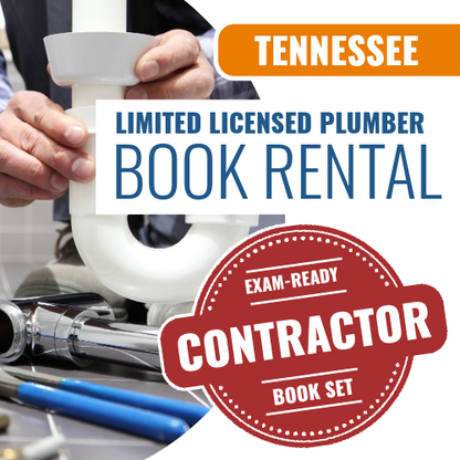 Tennessee Limited Licensed Plumber - Books & Courses Rental Package