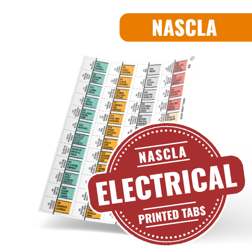 NASCLA Master Unlimited Electrical Contractor Exam; Pre-Printed Tabs