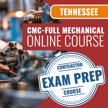 Tennessee CMC Mechanical Contractor - Online Exam Prep Course