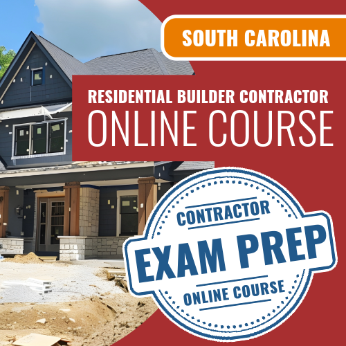 South Carolina Residential Builder - Online Exam Prep Course