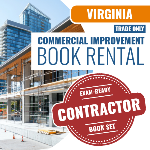 Virginia Residential Building Contractor - Book Rental Package (Class A/B Business and Trade)