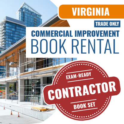 Virginia Residential Building Contractor - Book Rental Package (Class A/B Business and Trade)