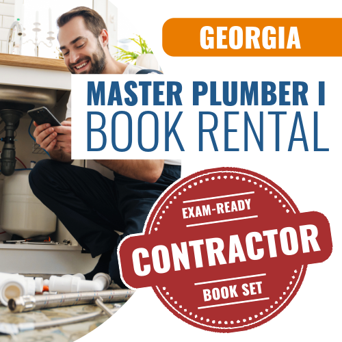 Georgia Master Plumber Class I (Restricted) - Books & Course Rental Package