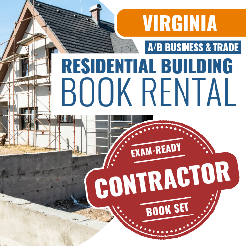 Virginia Residential Building Contractor - Book Rental Package (Class A/B Business and Trade)