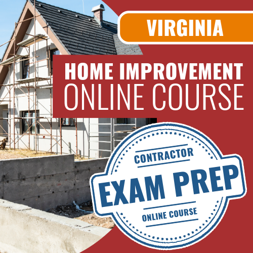Virginia Home Improvement Contracting - Online Exam Prep Course