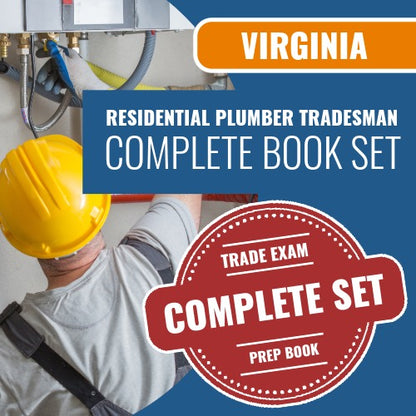 Virginia Residential Plumber Tradesman Book Package