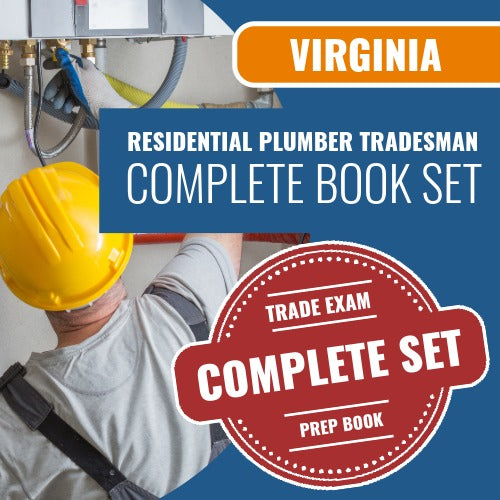 Virginia Residential Plumber Tradesman Book Package