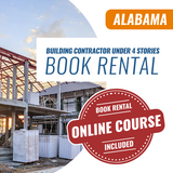 1 Exam Prep - Alabama Building Contractor Under Four (4) Stories Book Rental. Contractor Book Rental Online Course Included. We are the exam pros for all your trades licensing needs nationwide.