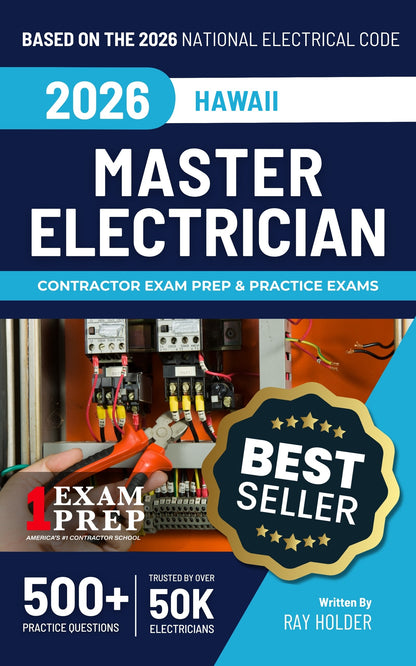 2026 Hawaii Master Electrician + Electrician Calculations Study Guides + Flash Cards & National Electrical Code +Tabs Super Combo (Based on the 2026 NEC)