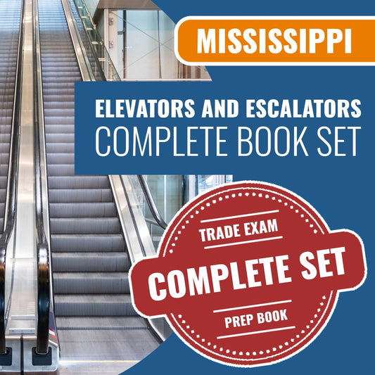 Mississippi Elevators and Escalators Contractor Exam Book Package