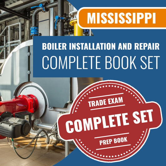 Mississippi Boiler Installation and Repair Contractor Exam Book Package