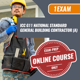 1 Exam Prep ICC G11 National Standard General Building Contractor (A). Contractor exam preparation. Online preparation only.