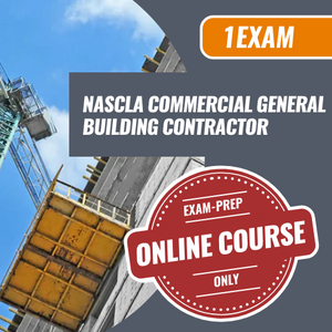 1 Exam Prep NASCLA Commercial General Building Contractor online course only