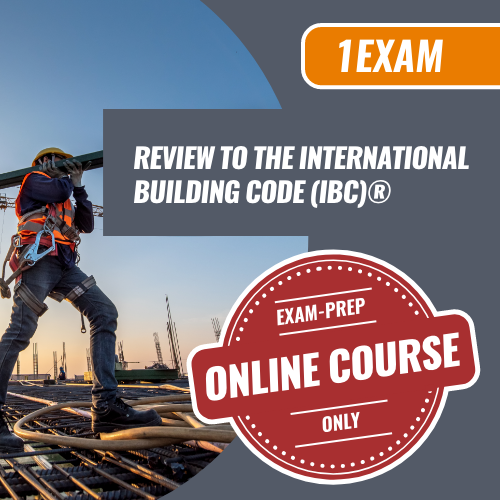 1 Exam Prep online course for the review of the international building code IBC