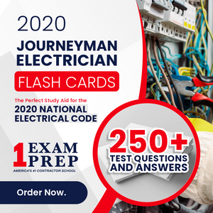 2020 Journeyman Electrician Exam Flash Cards 250+