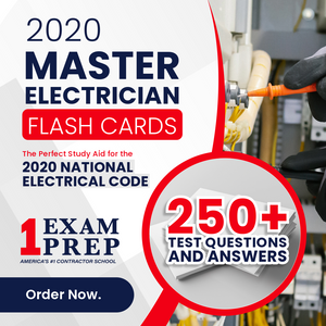 2020 Master Electrician Exam Flash Cards 250+