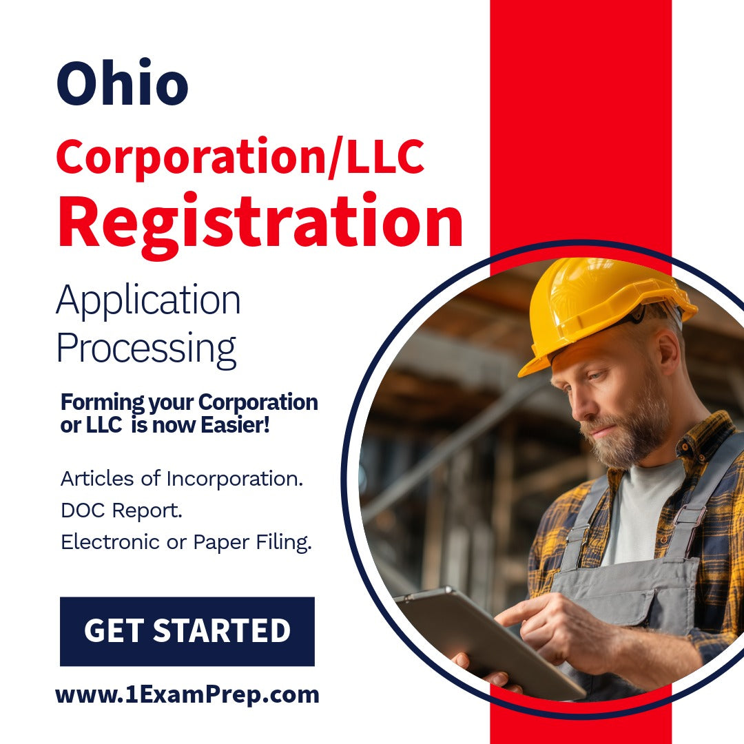 Ohio Corporation or LLC Filing Registration Setup