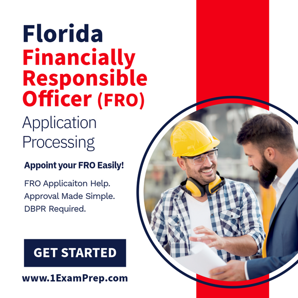 Financially Responsible Officer (FRO) Application - Florida