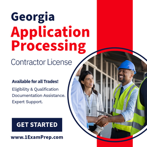 Georgia Application Processing for Contractor License