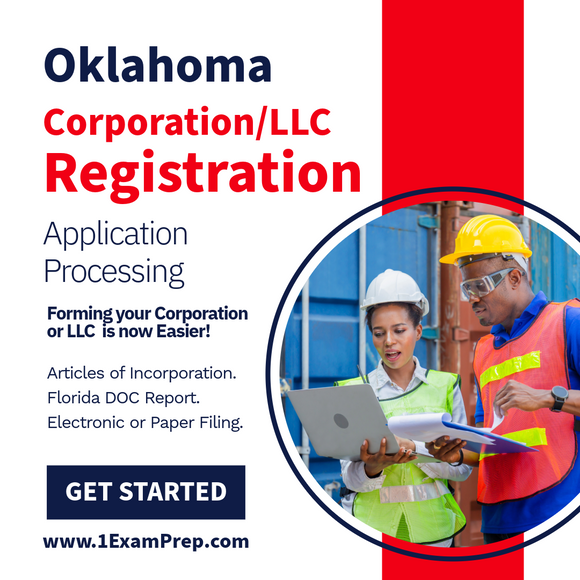 Oklahoma Corporation or LLC Filing Registration Setup