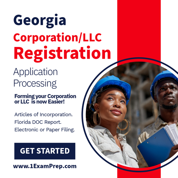 Georgia Corporation or LLC Filing Registration Setup