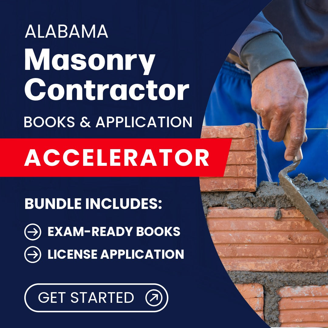 Alabama Masonry Contractor Books & Application Accelerator
