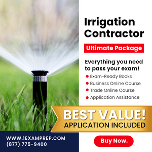 FLORIDA IRRIGATION CONTRACTOR ULTIMATE EXAM PREP RENTAL PACKAGE