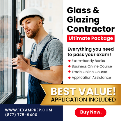 LA ÚLTIMA PREPARACIÓN PARA EXÁMENES PARA EL CONTRATISTA DE VIDRIO Y ESMALTE DE FLORIDA