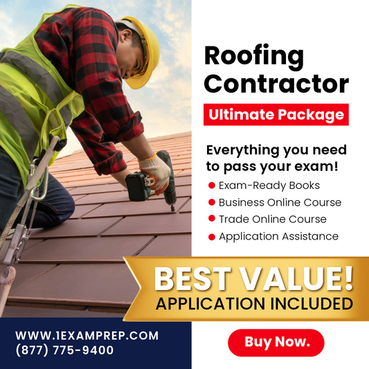 FLORIDA ROOFING CONTRACTOR ULTIMATE EXAM PREP RENTAL PACKAGE