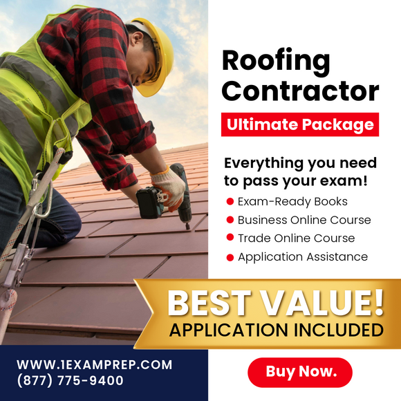 FLORIDA ROOFING CONTRACTOR ULTIMATE EXAM PREP RENTAL PACKAGE