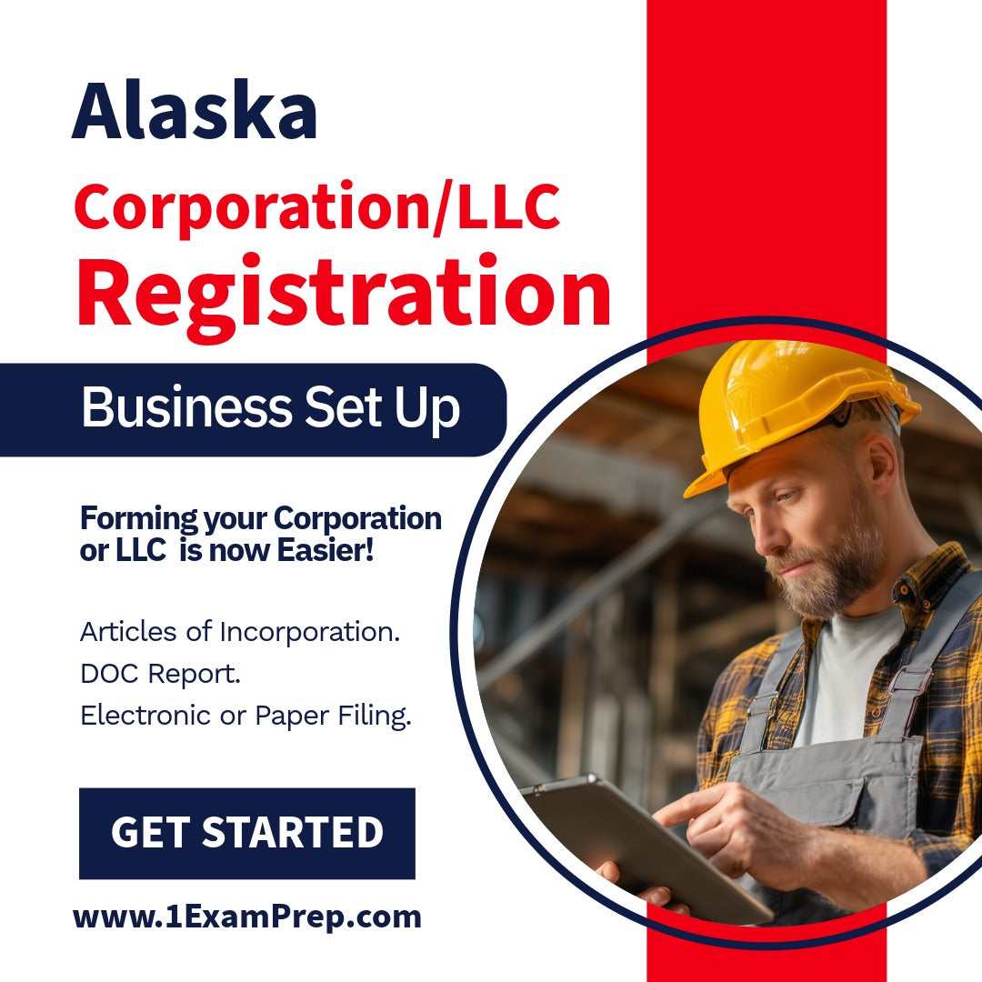 Alaska Corporation or LLC Filing Registration Formation Setup