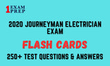 2020 Journeyman Electrician Exam Flash Cards 250+