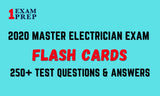 2020 Master Electrician Exam Flash Cards 250+