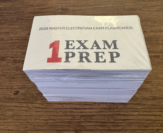 2020 Master Electrician Exam Questions and Study Guide [Book] & Flash Cards Combo