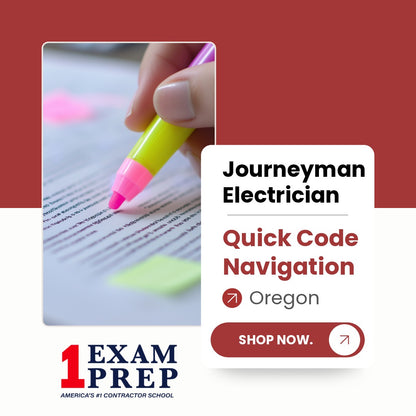 2023 Oregon Journeyman Electrician Quick Code Navigation