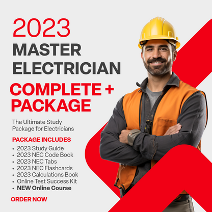 Paquete completo de preparación para el examen de maestro electricista 2023