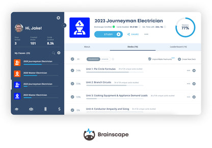 2023 Journeyman Electrician Digital Flash Cards