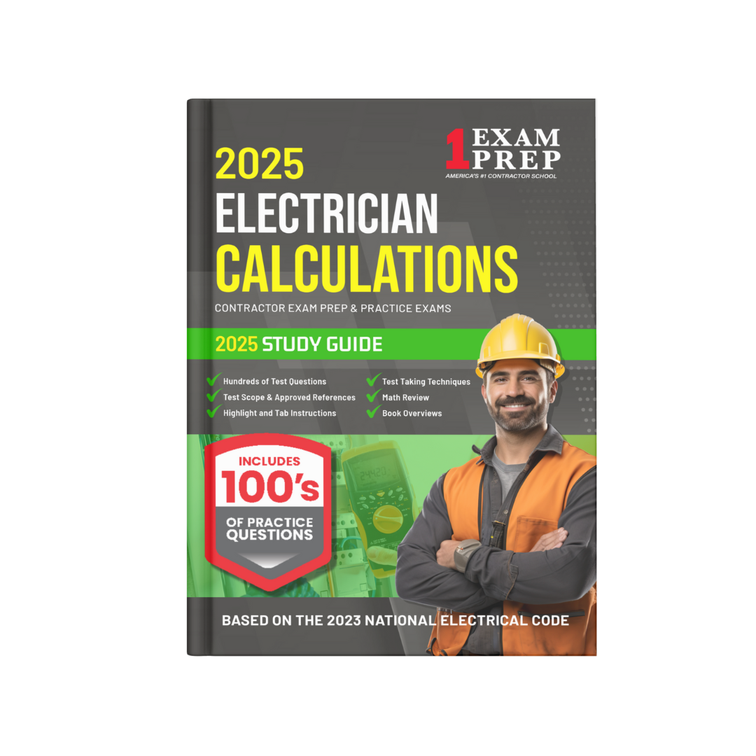 2025 Calculations for Electricians Study Guide Book (Based on the 2023 NEC)