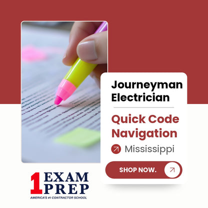 Mississippi Journeyman Electrician Quick Code Navigation 2026 NEC