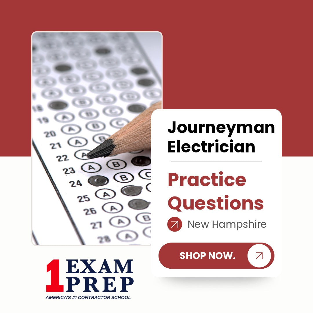 New Hampshire Journeyman Electrician Practice Questions 2026 NEC