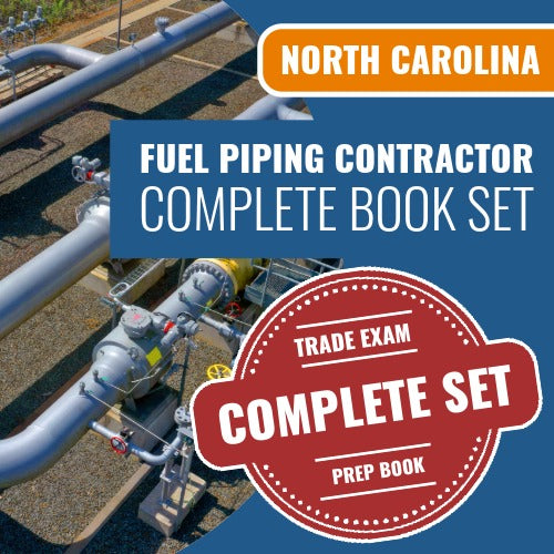 North Carolina Fuel Piping Contractor Exam Book Package